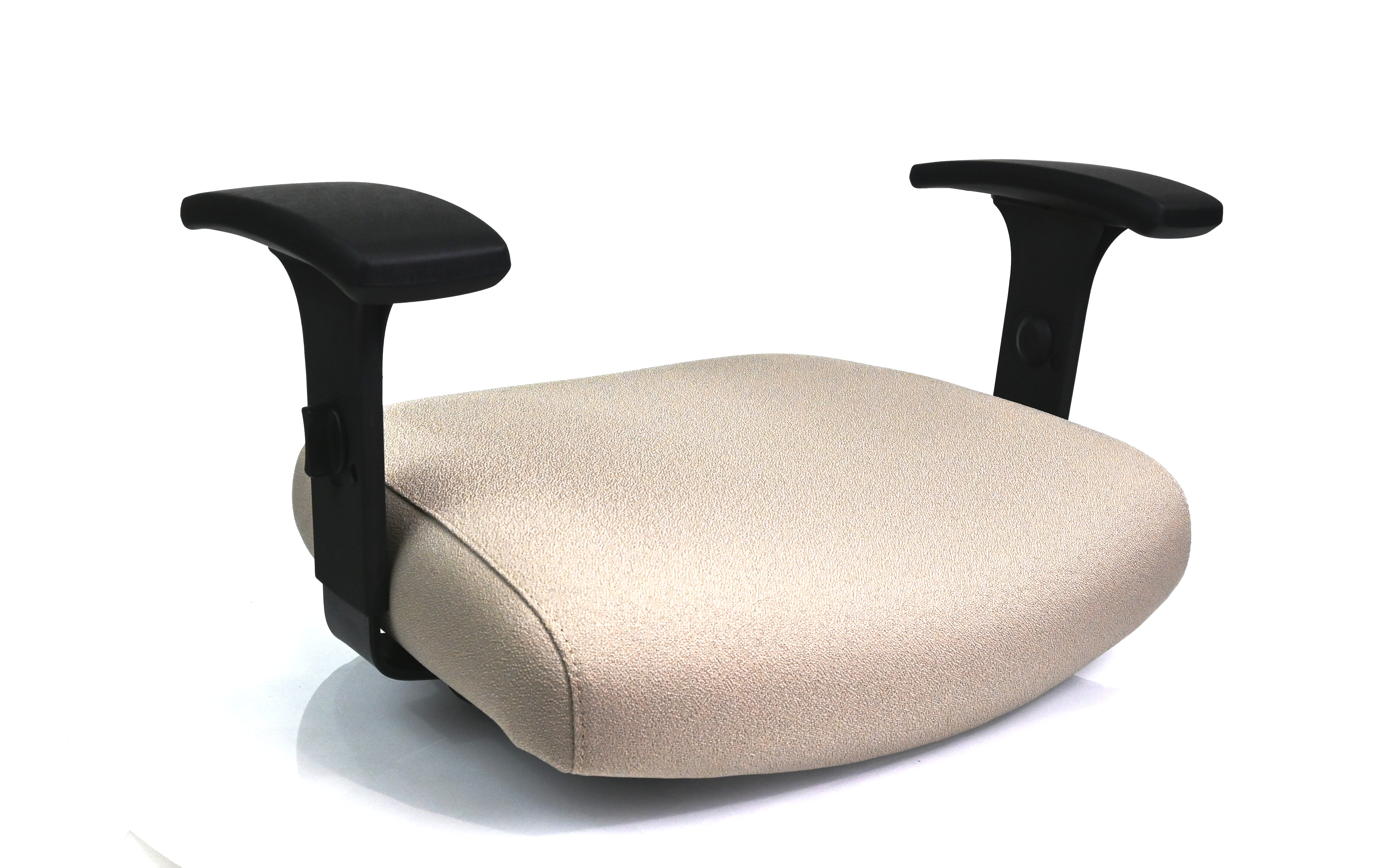 12A - Vertical and horizontal adjustable "T' arm with knob and standard 10 pad